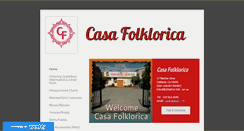 Desktop Screenshot of casafolklorica.com